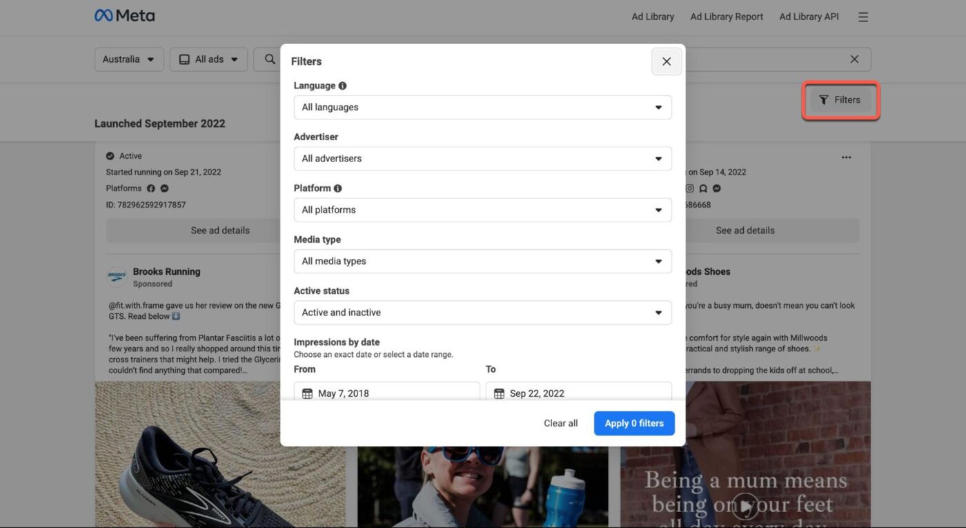 7 Facebook Ad Library Tips For Beating Your Competition 4