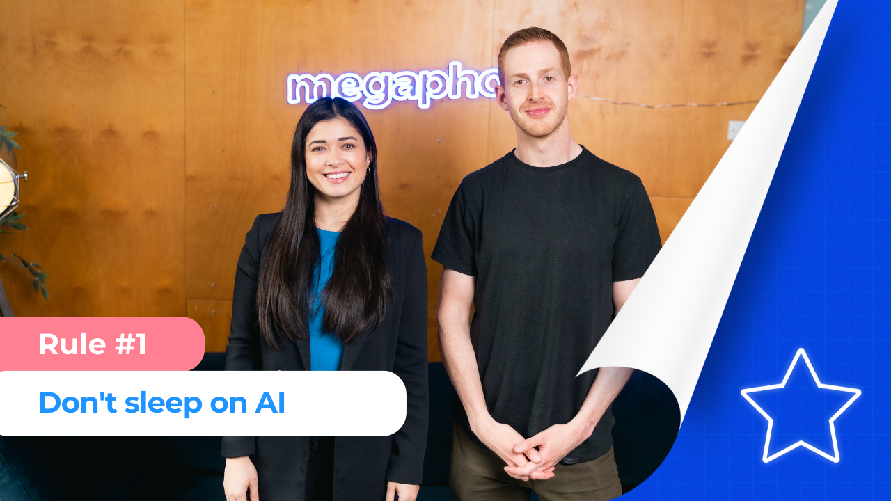 Rule #1 Don't sleep on AI