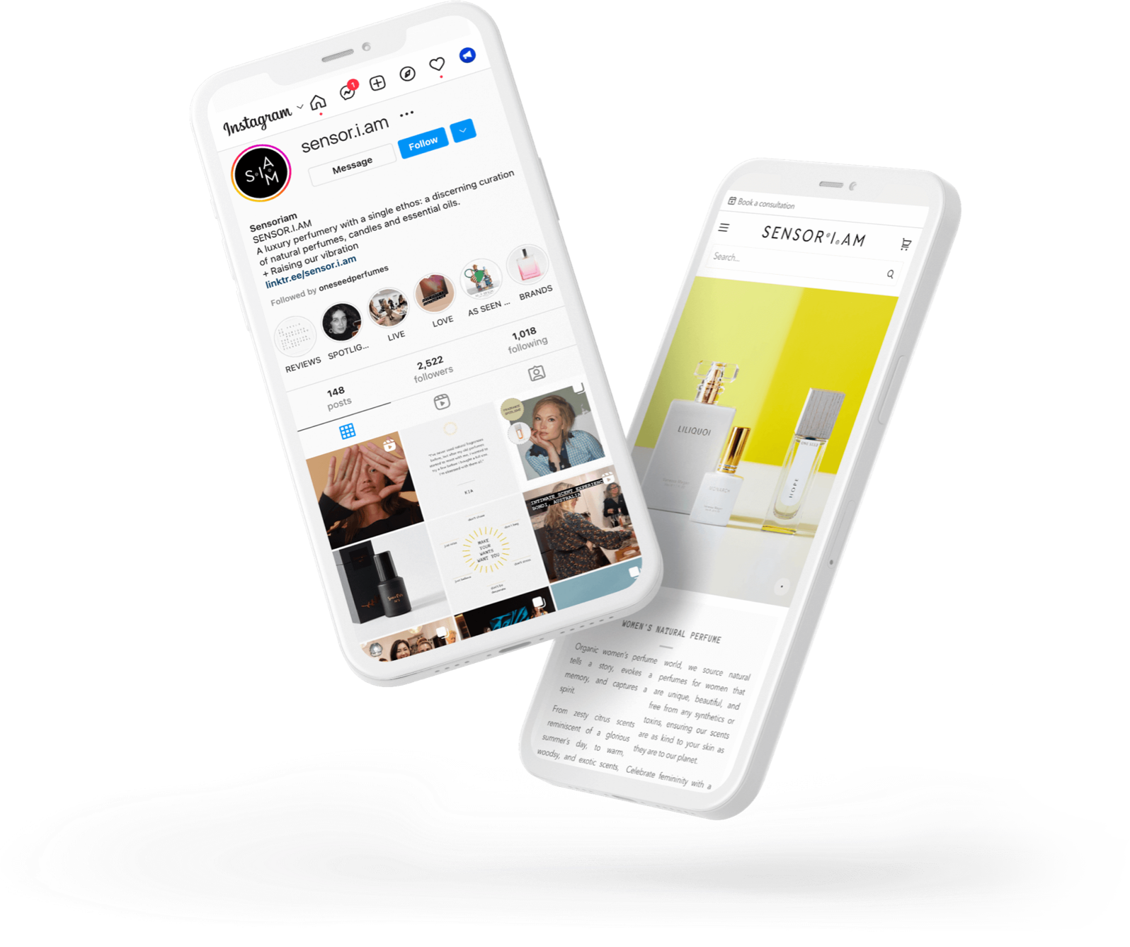 iPhone mockup