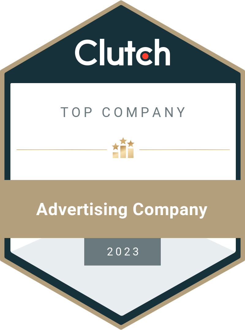 top clutch.co advertising company 2023 award